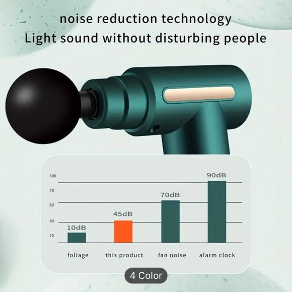 Fascia Gun Muscle Massage Gun, Deep Tissue Muscle Handheld Percussion Massager - Picture 13 of 13